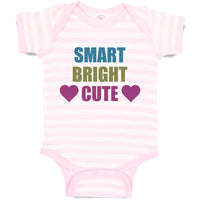 Baby Clothes Smart Bright Cute with Heart Symbol Baby Bodysuits Cotton