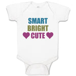 Baby Clothes Smart Bright Cute with Heart Symbol Baby Bodysuits Cotton