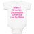 Baby Clothes When I Grow Up, I Wanna Be Gorgeous like My Nana Baby Bodysuits