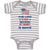 Baby Clothes Our Land Is Free Because My Mommy Is Brave Country Flag and Star