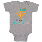 Baby Clothes It's My 1St Hanukkah! Menorah Candle Stand with 9 Candles Cotton