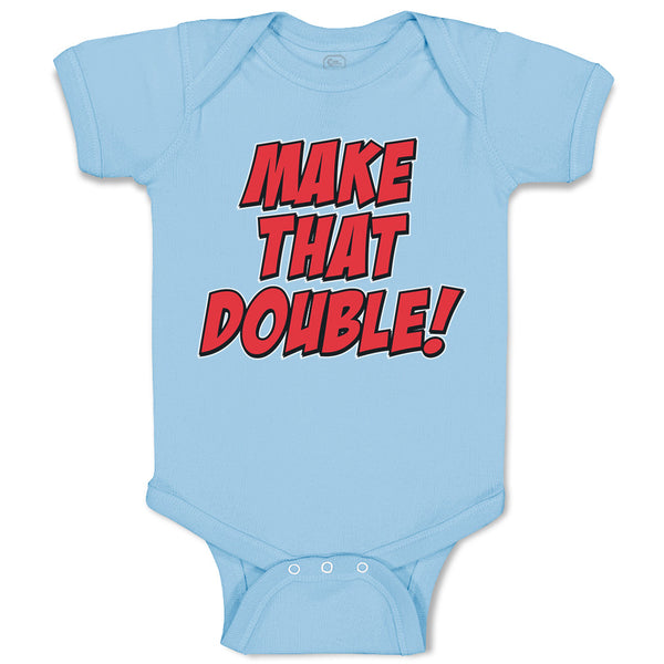 Baby Clothes Make That Double! Baby Bodysuits Boy & Girl Newborn Clothes Cotton