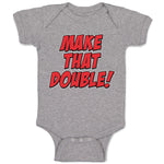 Baby Clothes Make That Double! Baby Bodysuits Boy & Girl Newborn Clothes Cotton