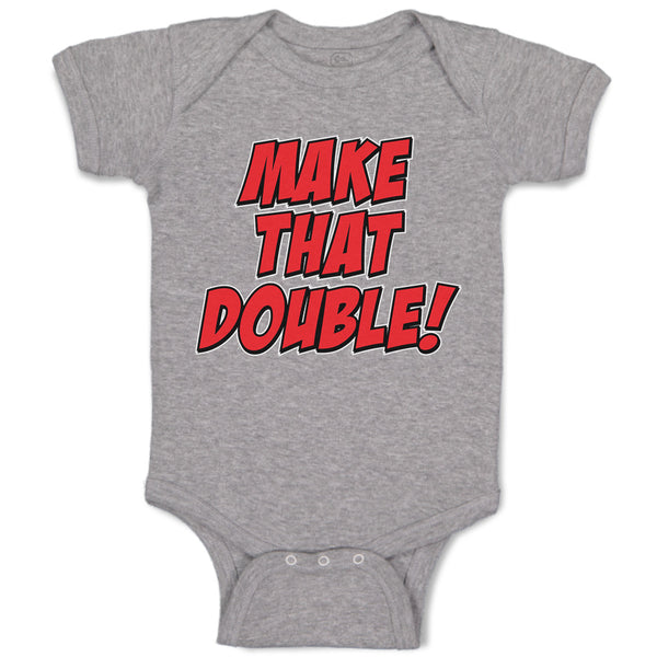 Baby Clothes Make That Double! Baby Bodysuits Boy & Girl Newborn Clothes Cotton