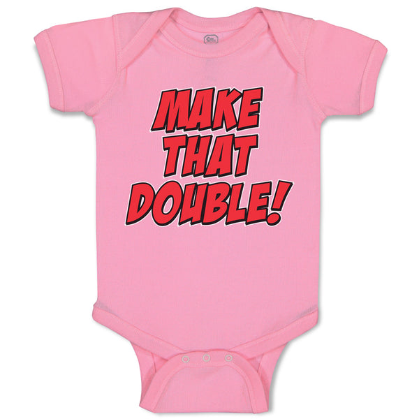 Baby Clothes Make That Double! Baby Bodysuits Boy & Girl Newborn Clothes Cotton