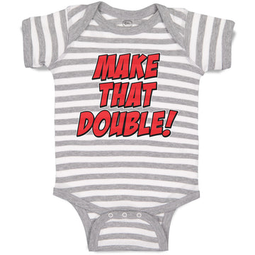 Baby Clothes Make That Double! Baby Bodysuits Boy & Girl Newborn Clothes Cotton