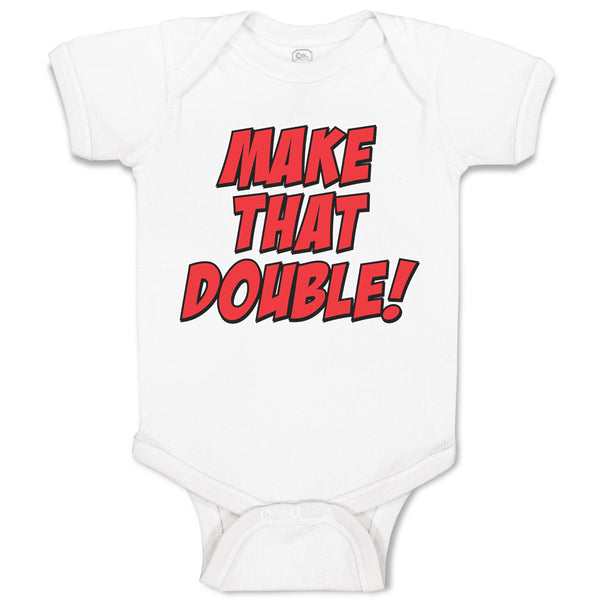 Baby Clothes Make That Double! Baby Bodysuits Boy & Girl Newborn Clothes Cotton