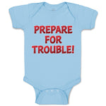 Baby Clothes Prepare for Trouble! Baby Bodysuits Boy & Girl Cotton