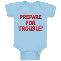 Baby Clothes Prepare for Trouble! Baby Bodysuits Boy & Girl Cotton