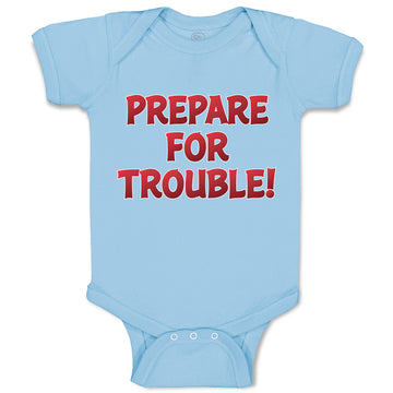 Baby Clothes Prepare for Trouble! Baby Bodysuits Boy & Girl Cotton