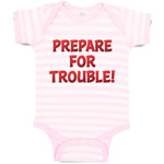 Baby Clothes Prepare for Trouble! Baby Bodysuits Boy & Girl Cotton