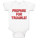 Baby Clothes Prepare for Trouble! Baby Bodysuits Boy & Girl Cotton