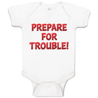 Baby Clothes Prepare for Trouble! Baby Bodysuits Boy & Girl Cotton