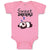 Baby Clothes Sweets Dreams Toy Panda Sleeping with Hands up Baby Bodysuits