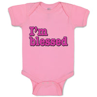 Baby Clothes I'M Blessed Baby Bodysuits Boy & Girl Newborn Clothes Cotton