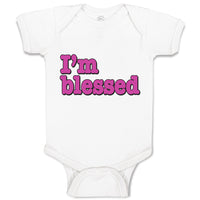 Baby Clothes I'M Blessed Baby Bodysuits Boy & Girl Newborn Clothes Cotton