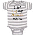 Baby Clothes I Am Proof That Miracles Happen Baby Bodysuits Boy & Girl Cotton