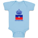 Baby Clothes Haitian King Crown Countries Baby Bodysuits Boy & Girl Cotton