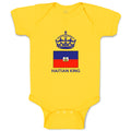 Baby Clothes Haitian King Crown Countries Baby Bodysuits Boy & Girl Cotton