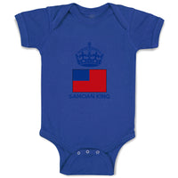 Baby Clothes Samoan King Crown Countries Baby Bodysuits Boy & Girl Cotton