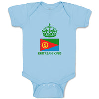 Baby Clothes Eritrean King Crown Countries Baby Bodysuits Boy & Girl Cotton