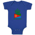 Baby Clothes Eritrean King Crown Countries Baby Bodysuits Boy & Girl Cotton