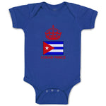 Baby Clothes Cuban Prince Crown Countries Baby Bodysuits Boy & Girl Cotton