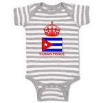 Baby Clothes Cuban Prince Crown Countries Baby Bodysuits Boy & Girl Cotton