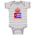 Baby Clothes Cuban Prince Crown Countries Baby Bodysuits Boy & Girl Cotton