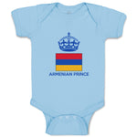 Baby Clothes Armenian Prince Crown Countries Baby Bodysuits Boy & Girl Cotton