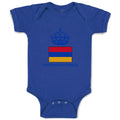 Baby Clothes Armenian Prince Crown Countries Baby Bodysuits Boy & Girl Cotton