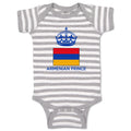 Baby Clothes Armenian Prince Crown Countries Baby Bodysuits Boy & Girl Cotton