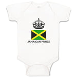 Baby Clothes Jamaican Prince Crown Countries Baby Bodysuits Boy & Girl Cotton