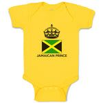 Baby Clothes Jamaican Prince Crown Countries Baby Bodysuits Boy & Girl Cotton