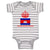 Baby Clothes Cambodian Prince Crown Countries Baby Bodysuits Boy & Girl Cotton