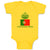 Baby Clothes Portuguese Prince Crown Countries Baby Bodysuits Boy & Girl Cotton