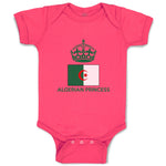 Baby Clothes Algerian Princess Crown Countries Baby Bodysuits Boy & Girl Cotton