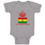 Baby Clothes Bolivian Princess Crown Countries Baby Bodysuits Boy & Girl Cotton