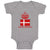 Baby Clothes Danish Princess Crown Countries Baby Bodysuits Boy & Girl Cotton