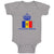 Baby Clothes Moldovan Princess Crown Countries Baby Bodysuits Boy & Girl Cotton