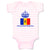 Baby Clothes Moldovan Princess Crown Countries Baby Bodysuits Boy & Girl Cotton