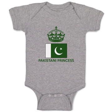 Baby Clothes Pakistani Princess Crown Countries Baby Bodysuits Boy & Girl Cotton