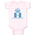 Baby Clothes Guatemalan Princess Crown Countries Baby Bodysuits Cotton