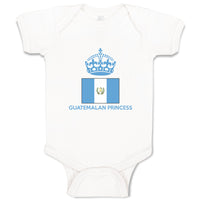 Baby Clothes Guatemalan Princess Crown Countries Baby Bodysuits Cotton
