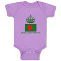Baby Clothes Bangladeshi Princess Crown Countries Baby Bodysuits Cotton