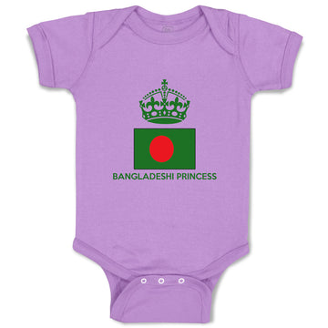 Baby Clothes Bangladeshi Princess Crown Countries Baby Bodysuits Cotton
