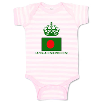 Baby Clothes Bangladeshi Princess Crown Countries Baby Bodysuits Cotton
