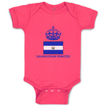 Baby Clothes Salvadoran Princess Crown Countries Baby Bodysuits Cotton