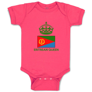 Baby Clothes Eritrean Queen Crown Countries Baby Bodysuits Boy & Girl Cotton