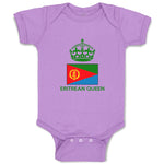 Baby Clothes Eritrean Queen Crown Countries Baby Bodysuits Boy & Girl Cotton